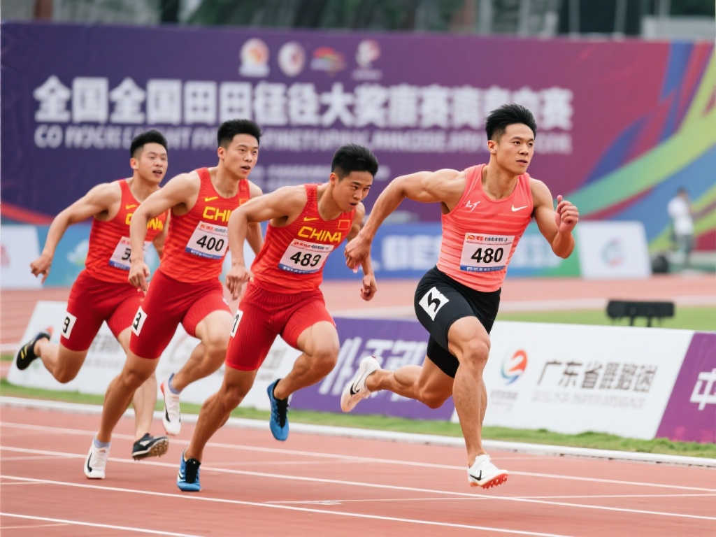 苏炳添主动请缨跑首棒，广东队肇庆站百米接力摘金