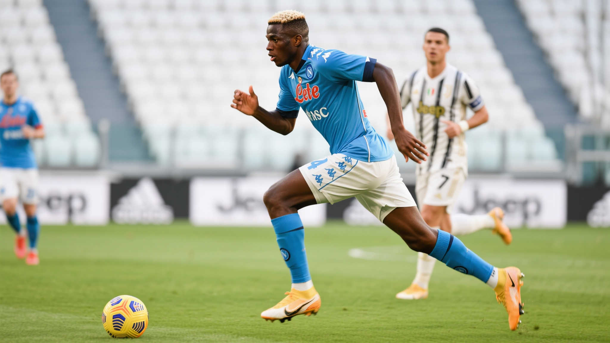 尤文前锋引援锁定奥斯梅恩,杰克逊成新备选 奥森姆亨,这位现效力于意甲劲旅那不勒斯队的射手,以