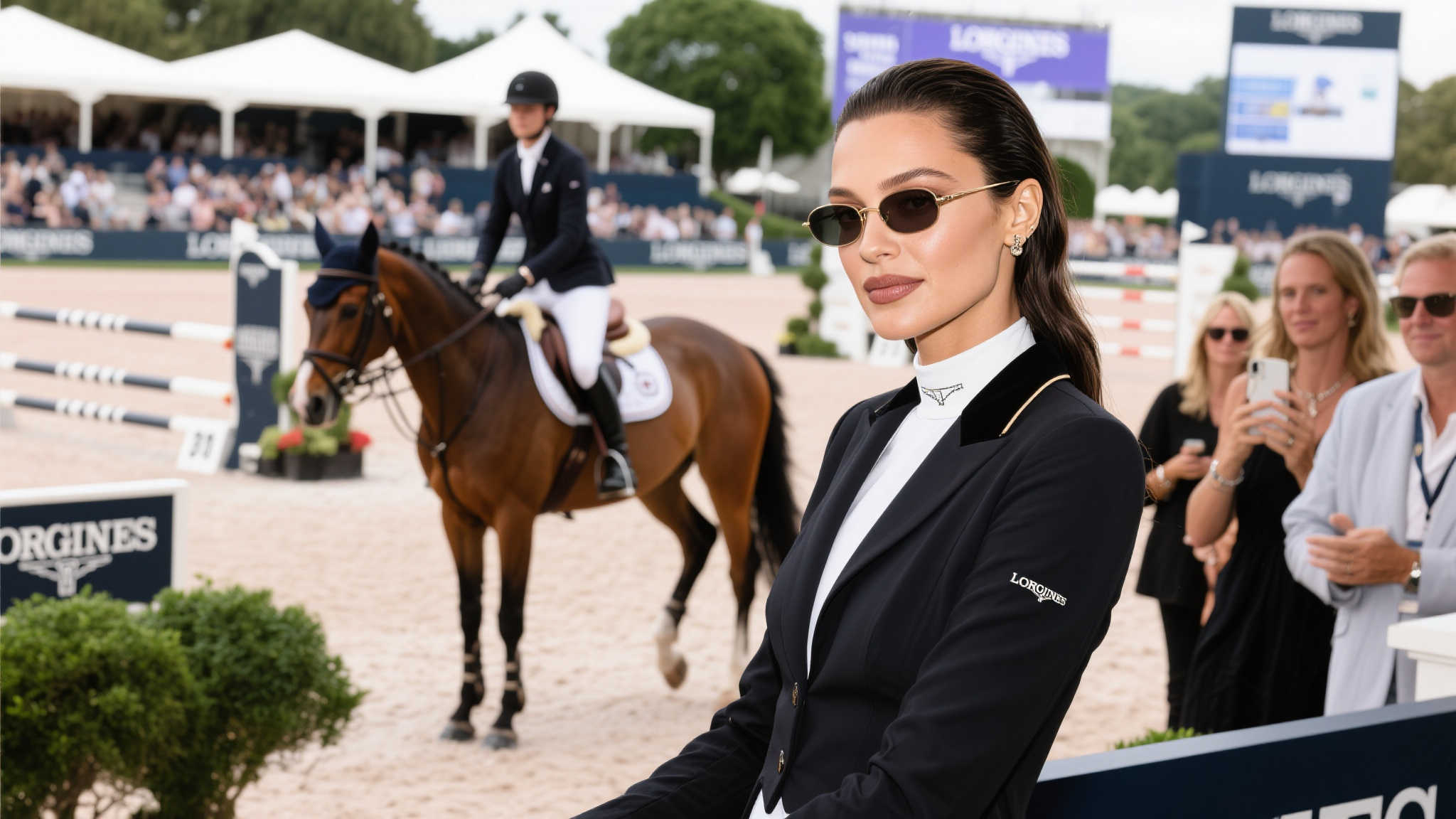 据知情人士透露，Hadid从少女时期就开始接触骑术